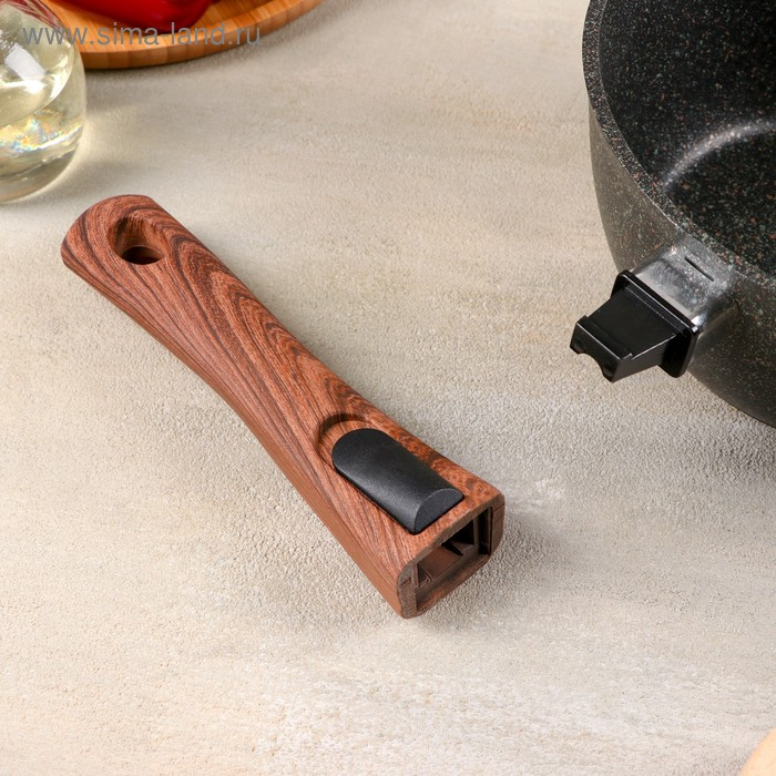 Ковш Grаnit ultrа, 2,2 л, стеклянная крышка, съёмная ручка, антипригарное покрытие, цвет чёрный Ковш Grаnit ultrа, 2,2 л, стеклянная крышка, съёмная ручка, антипригарное покрытие, цвет чёрный