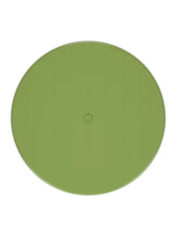 Стол круглый, 90&times;90&times;75 см, пластиковый, зелёный
