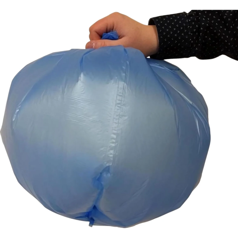 Мешки для мусора ПНД 35л 8мкм 30шт/рул синий 48х58см Luscan