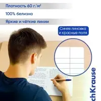 Тетрадь 48 листов в линейку ErichKrause CoverPro matt Pulse, МИКС