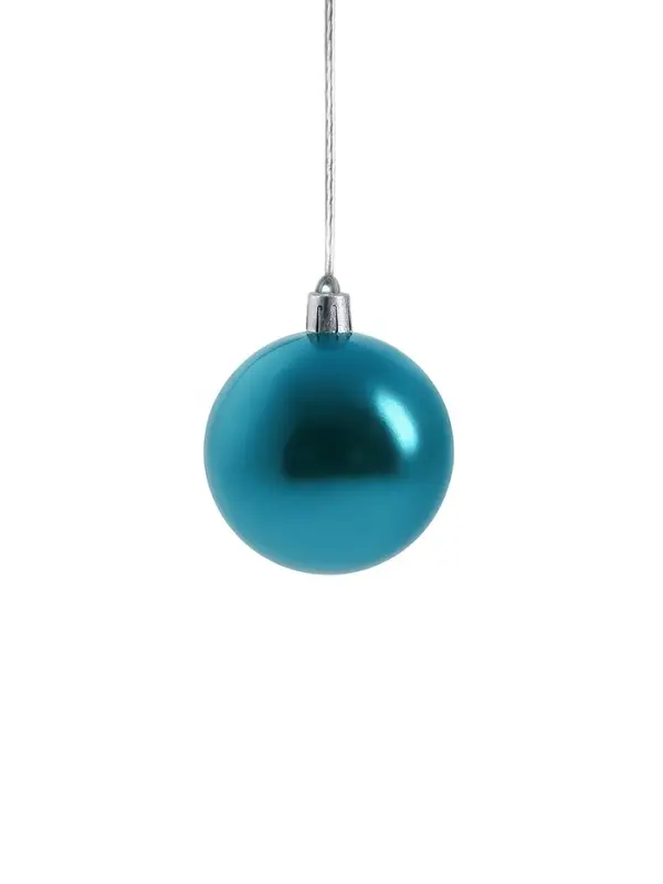 Ёлочные игрушки &laquo;Карнавал&raquo;, набор 16 шт. (4 бантика, 4 шишки, 8 шаров) серебристый/голубой