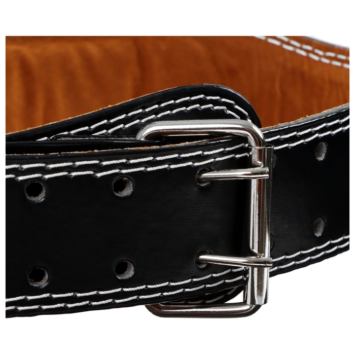 Пояс для тяжёлой атлетики ONLYTOP 100 см, искусственная кожа, цвет чёрный Пояс для тяжёлой атлетики ONLYTOP 100 см, искусственная кожа, цвет чёрный