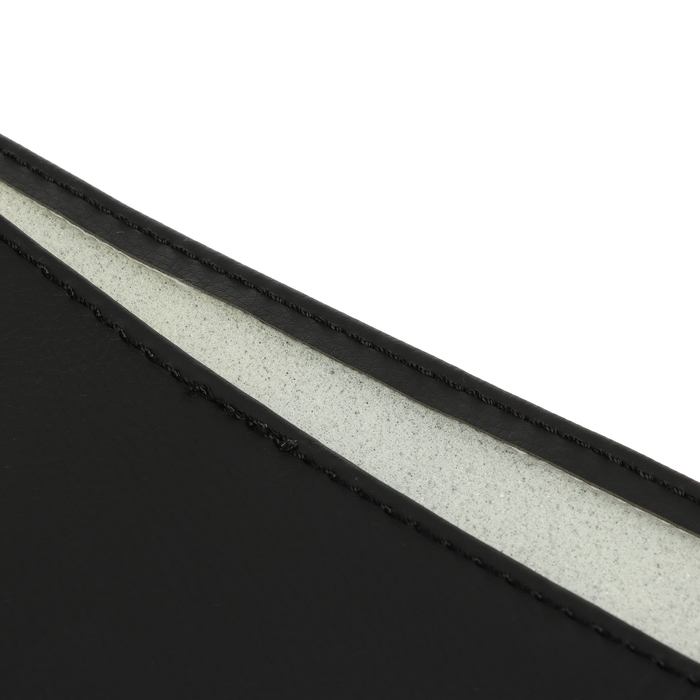 Оплетка на руль сшивная, экокожа, черная, нить, игла, размер L, 38-40 см Оплетка на руль сшивная, экокожа, черная, нить, игла, размер L, 38-40 см