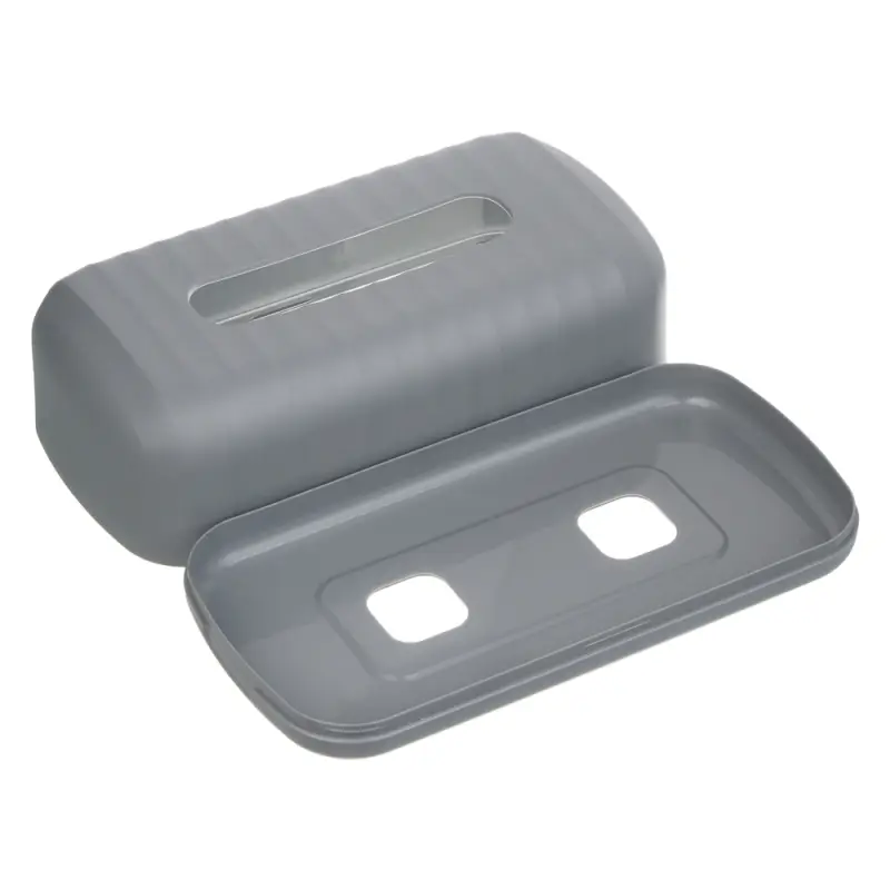 Салфетница тм VETTA Сидней, пластик, PP, серый, 27,4x14x9,2см