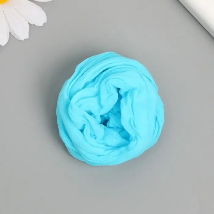 Капрон для цветов одноцветный Капрон для цветов одноцветный "Голубое озеро" 50 см