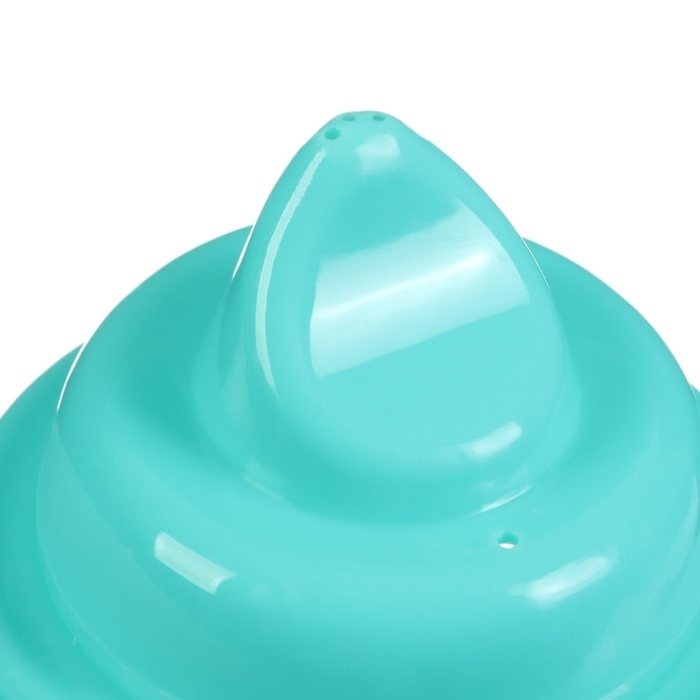 Поильник детский с твёрдым носиком «мишка», 140 мл., с ручками, цвет бирюзовый Поильник детский с твёрдым носиком «мишка», 140 мл., с ручками, цвет бирюзовый