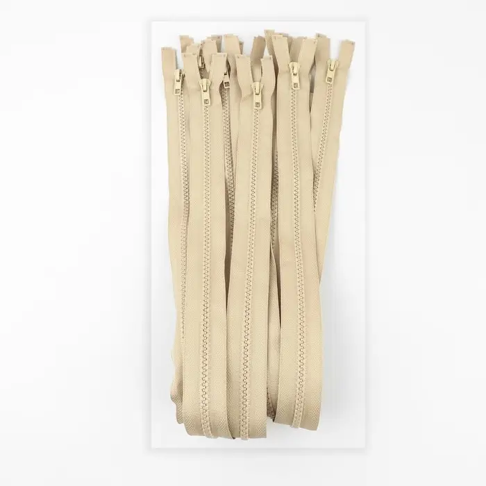 Молния «Трактор», №5, разъёмная, замок автомат, 60 см, бежевая