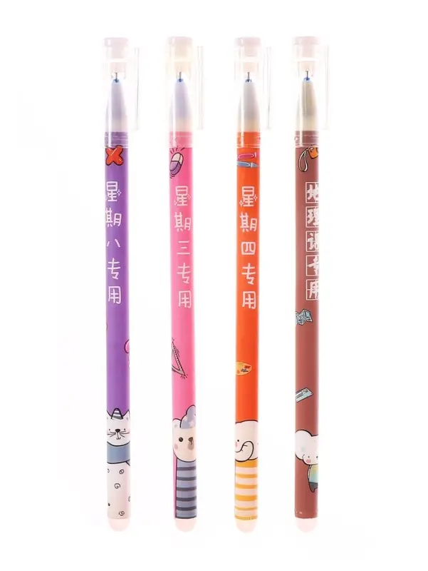 Ручка гелевая СТИРАЕМЫЕ ЧЕРНИЛА, 0,5 мм, стержень синий, Зверята МИКС Ручка гелевая СТИРАЕМЫЕ ЧЕРНИЛА, 0,5 мм, стержень синий, Зверята МИКС