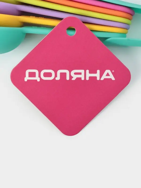 Набор мерных ложек 6 шт  Набор мерных ложек 6 шт " Колор"