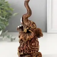 Фигурка полистоун &laquo;Слон африканский&raquo;, 14.5&times;7.5&times;6 см