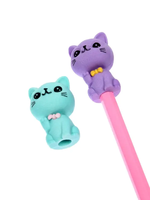 Ластики фигурные, 6 штук, МИКС