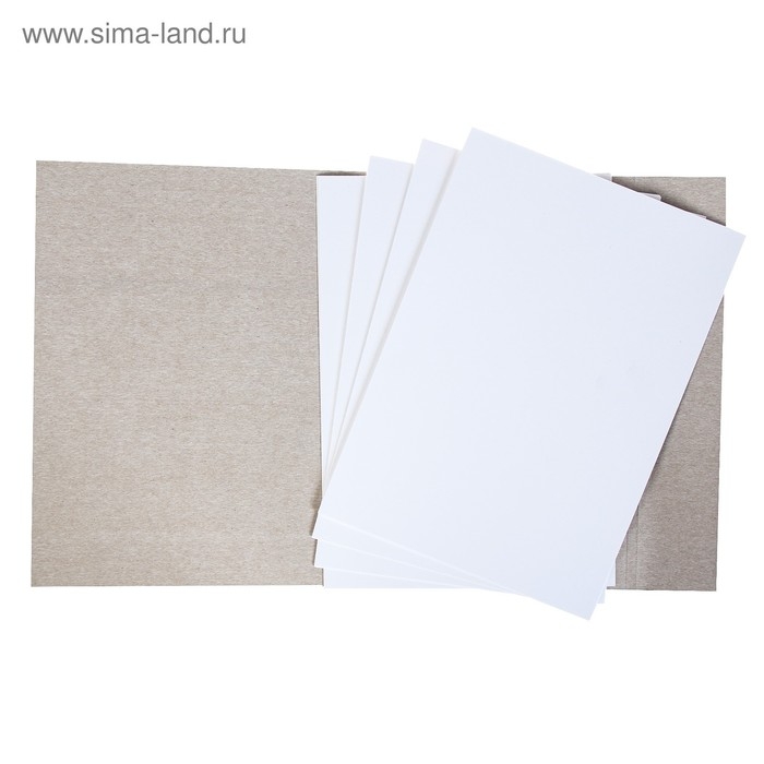 Папка для акварели А4, 20 листов  Папка для акварели А4, 20 листов "Пейзаж", блок 180 г/м2, рисовальная