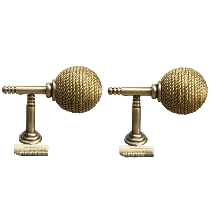 Крючок для штор KS100 CAPPIO, однорожковый, цвет бронза, 2 шт Крючок для штор KS100 CAPPIO, однорожковый, цвет бронза, 2 шт