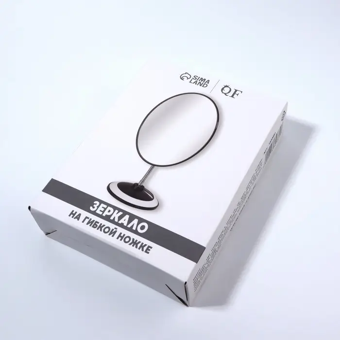 Зеркало настольное, овальное, на гибкой ножке, 16&times;29 см, (15.2&times;18.7 см), МИКС
