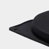 Форма для выпечки Доляна &laquo;Бискотто&raquo;, силикон, 2 ячейки, 35&times;19.5&times;1.7 см, d=16 см, чёрная