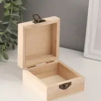 Шкатулка для росписи дерево &laquo;Квадратная&raquo;, для творчества, декора, 8.5&times;8.5&times;5 см