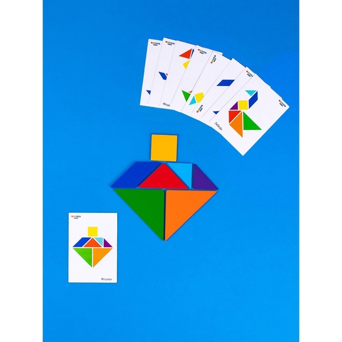 Головоломка «Танграм» с карточками (17 шт.) Головоломка «Танграм» с карточками (17 шт.)