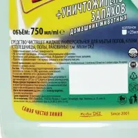 Средство для мытья полов Mister Dez, универсальное, от запаха домашних животных, 750 мл