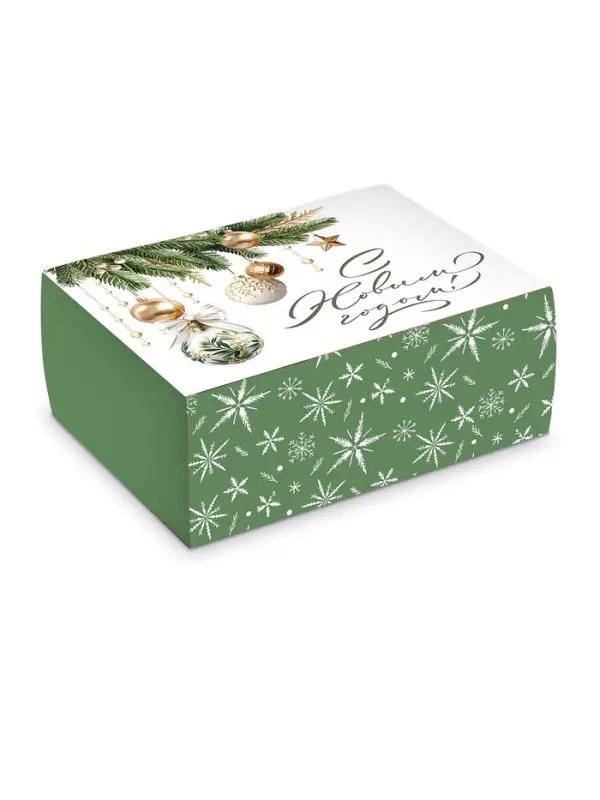 Коробка сборная «Новогодние шары», 20 х 15 х 8 см Коробка сборная «Новогодние шары», 20 х 15 х 8 см