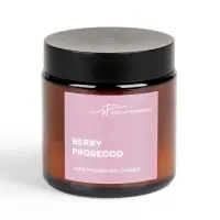 Ароматическая свеча в банке ST Berry Prosecco, ягоды и шампанское, 90 г
