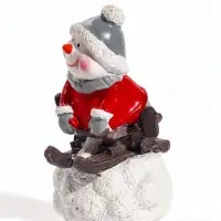 Фигурка &laquo;Снеговичок на лыжах&raquo; 6.5&times;3.8&times;10.8 см, МИКС