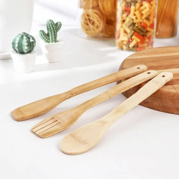 Набор кухонных принадлежностей Доляна «Дуновение леса», 3 предмета Набор кухонных принадлежностей Доляна «Дуновение леса», 3 предмета