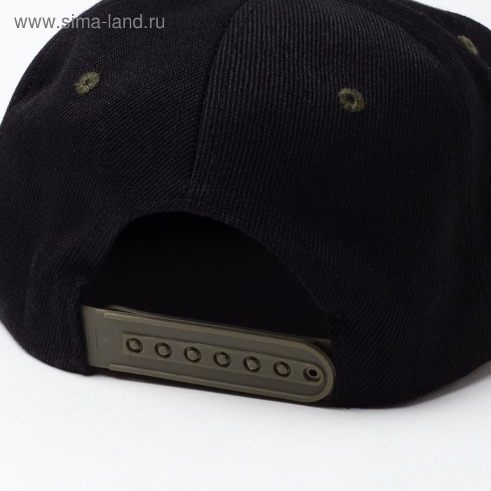 Бейсболка с прямым козырьком для мальчика MINAKU, размер 54, цвет чёрный/хаки Бейсболка с прямым козырьком для мальчика MINAKU, размер 54, цвет чёрный/хаки