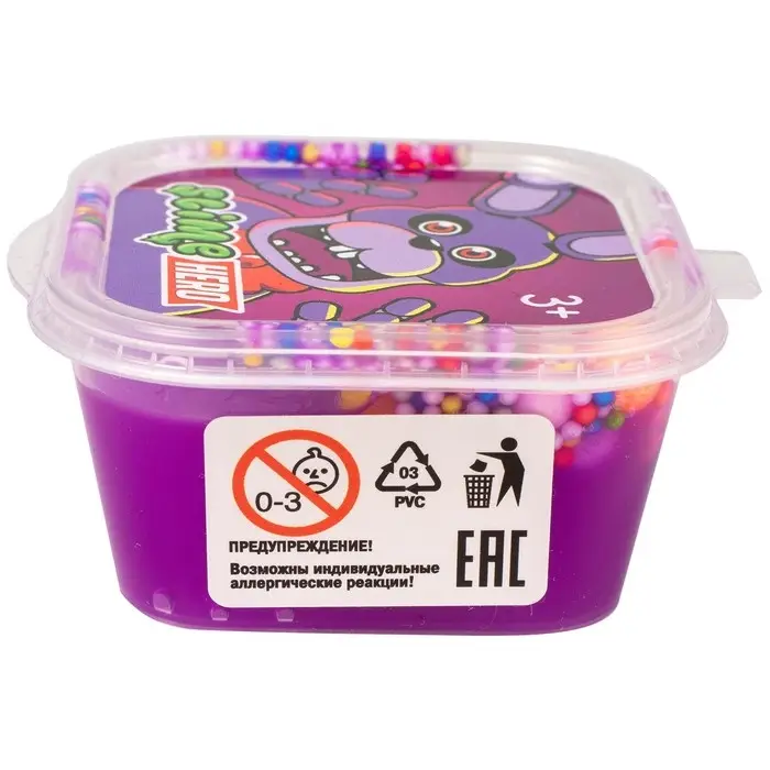 Слайм «Slime HERO. Роботы. Заяц», фиолетовый, 60 г Слайм «Slime HERO. Роботы. Заяц», фиолетовый, 60 г