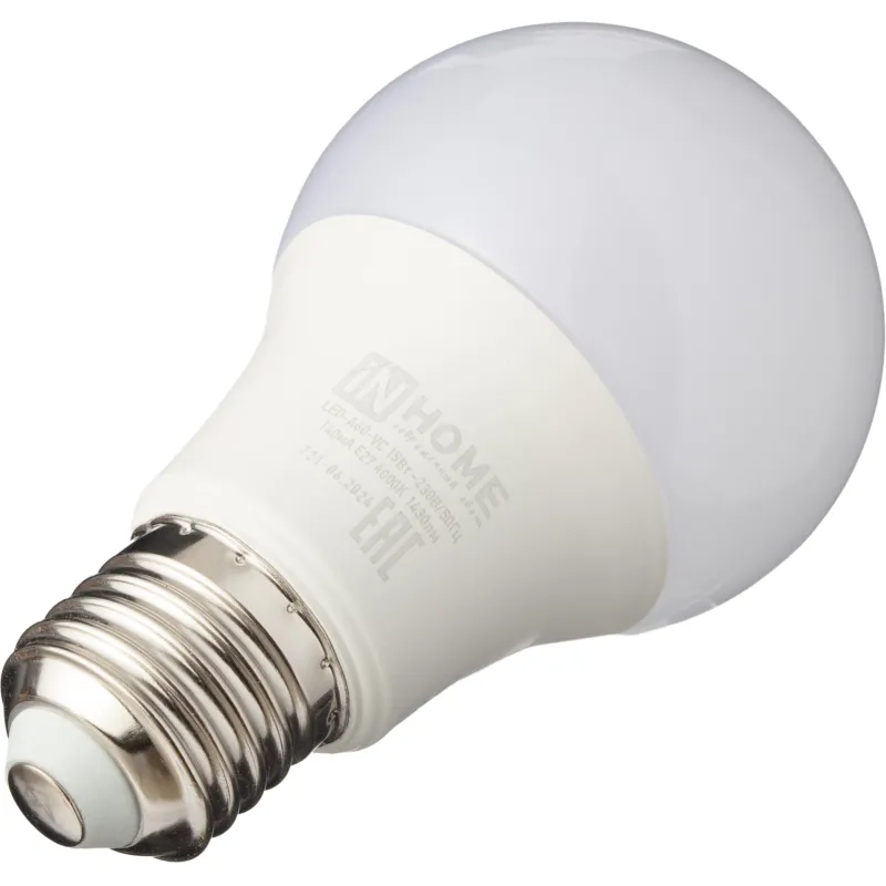 Лампа светодиодная LED-A60-VC 15Вт 230В Е27 4000К IN HOME