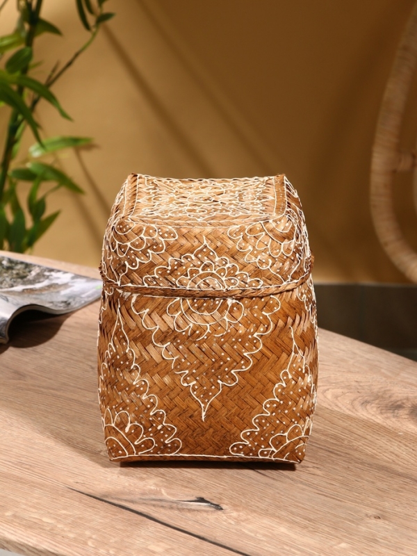 Корзинка плетеная Корзинка плетеная "Морокко" 17х17х25 см