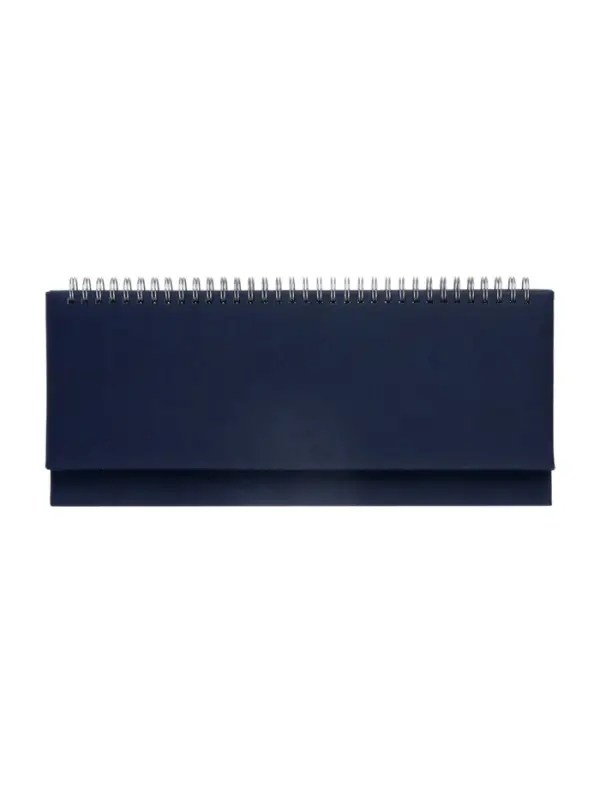 Планинг недатированный, 56 листов, на гребне, искусственная кожа, синий