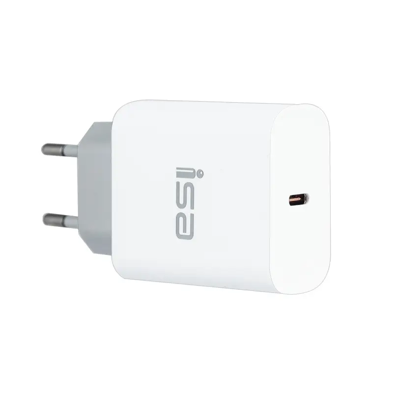 Переходник сетевого зарядного устройства HS21 на Type-C PD20W ISA белый