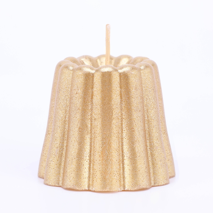 Свеча фигурная  Свеча фигурная "Шар граненый", 6,5х6,5 см, бронза