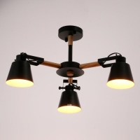 Люстра 1054/3BK E27 60Вт черный 60х60х50 см BayerLux