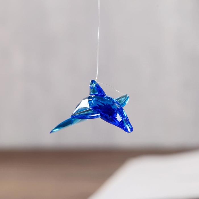 Музыка ветра пластик Музыка ветра пластик "Дельфин" 4 трубочки + 11 фигурок