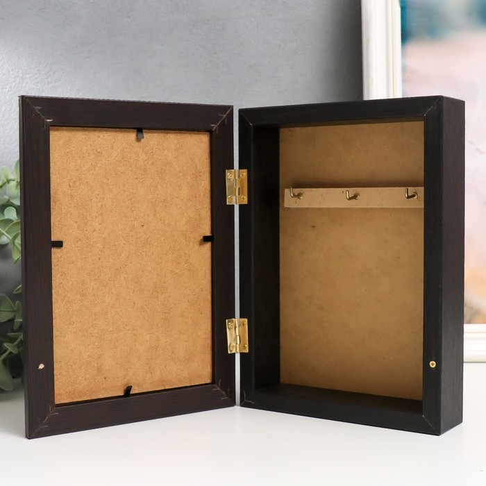 Ключница Ключница "Прекрасный букет" венге 15х21 см