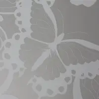 Пленка для цветов, "Бабочки", белая, 57х57 см
