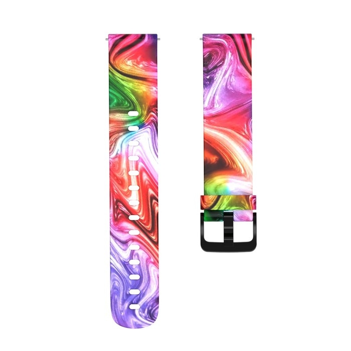 Ремешок для смарт-часов Ремешок для смарт-часов "Радуга", 20 мм, силикон