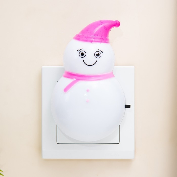 Ночник Ночник "Снеговик" LED 3х7х10см RISALUX