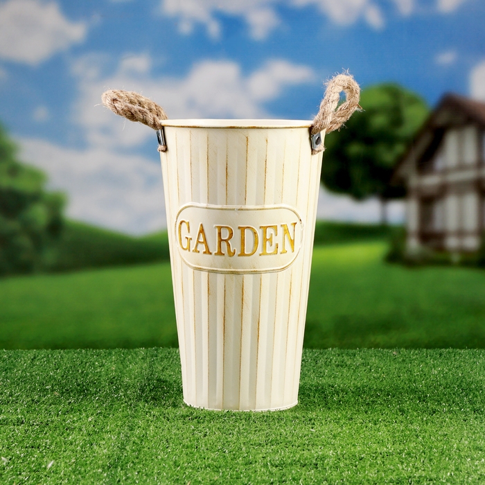 Кашпо - ваза  Кашпо - ваза "Блум" 18х18х30см