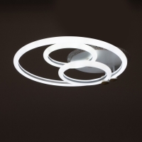 Люстра с ПДУ 1914/3 LED 84Вт диммер белый 42х40х12 см BayerLux