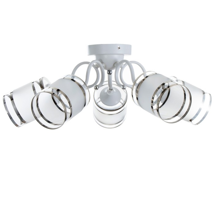 Люстра Люстра " Эмма" 5хЕ27 40Вт белый 51х51х25см BayerLux