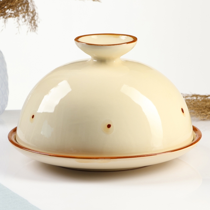 Блинница - хлебница  Блинница - хлебница "Застолье" 1,8л / 15х24см, карамель