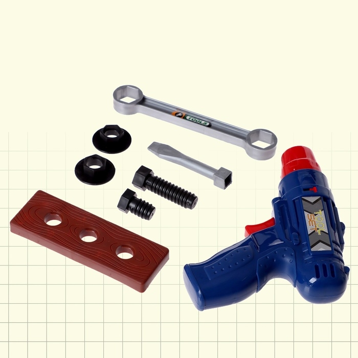 Набор инструментов «Слесарь», 8 элементов, цвет МИКС Набор инструментов «Слесарь», 8 элементов, цвет МИКС