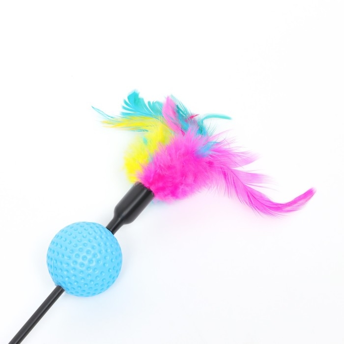 Дразнилка с шариком  Дразнилка с шариком "Какаду", 50 см, микс цветов