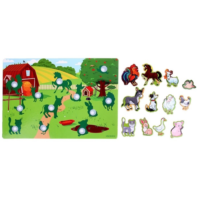 Игрушка на липучках «Домашние животные» Игрушка на липучках «Домашние животные»