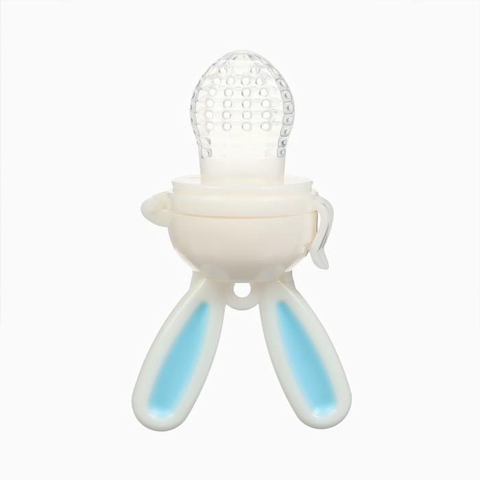 Ниблер для прикорма, с сил. сеточкой  Ниблер для прикорма, с сил. сеточкой "Зайка", вр. поршень, цвет голубой