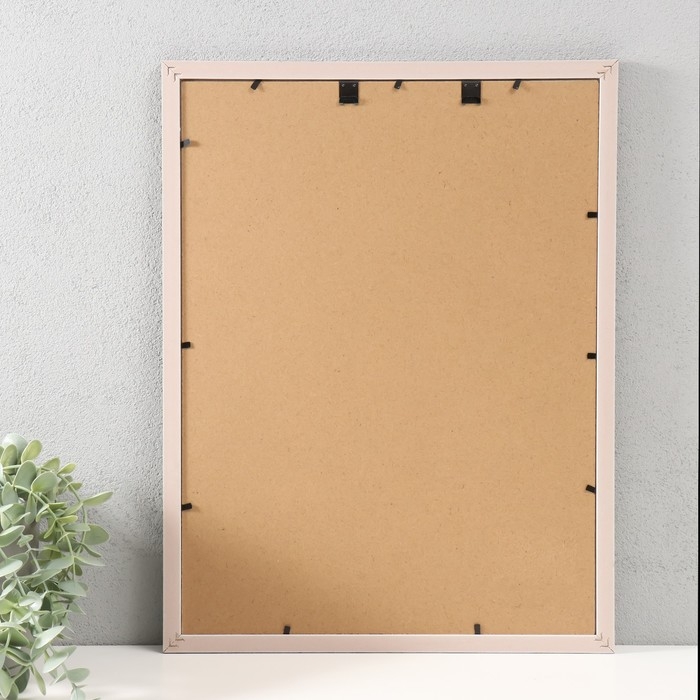 Фоторамка пластик 30х40 см Фоторамка пластик 30х40 см "Муза" какао 42,8х32,8х1,1 см