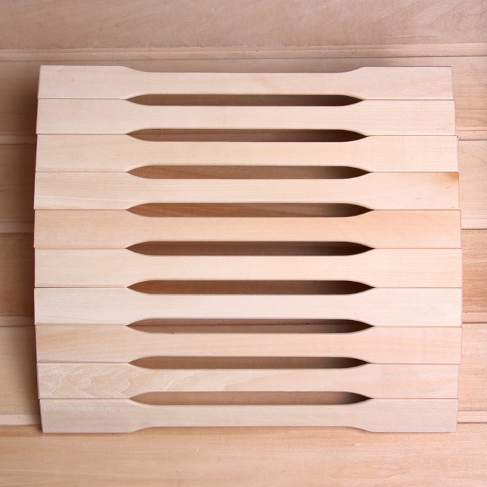 Подголовник из липы, пружинный анатомический (фигурная рейка) 35х31х9,5 см Подголовник из липы, пружинный анатомический (фигурная рейка) 35х31х9,5 см