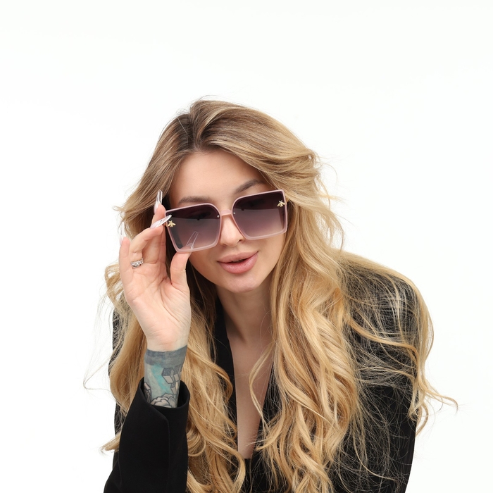 Очки солнцезащитные Очки солнцезащитные "OneSun", uv 400, дужка 13.5 см, ширина 14.3 см, линза 5.3 х 6 см